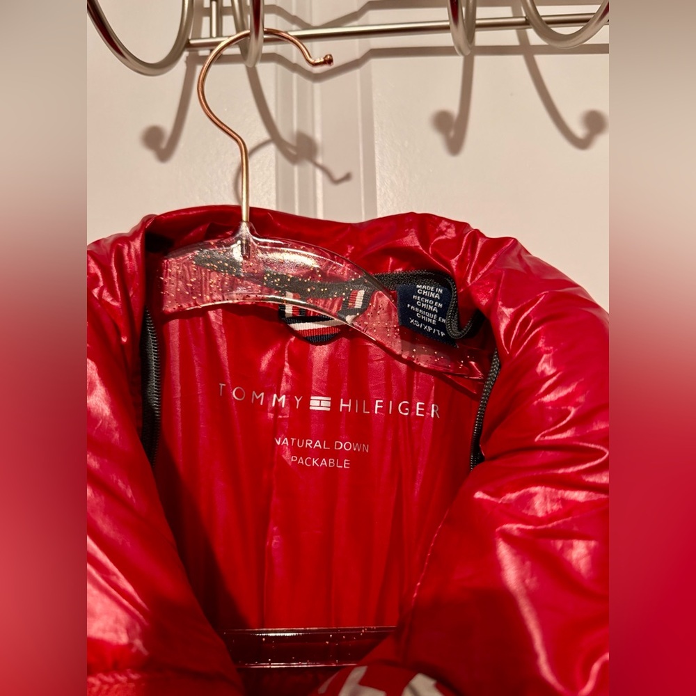Tommy Hilfiger Women's Vibrant Red Puffer Jacket